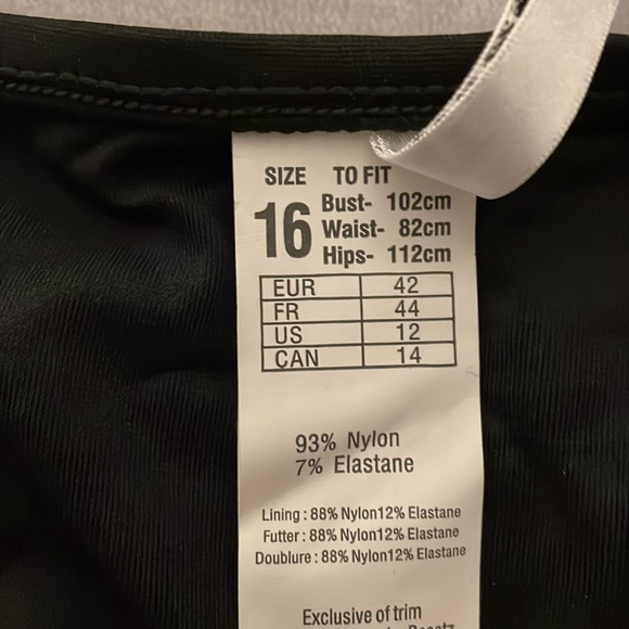 SEAFOLLY Twist Band HIPSTER Full Coverage BIKINI BOTTOM - SIZE 12 BLACK - Picture 7 of 8